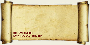 Đorđije Debeljak vizit kartica